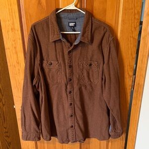 Lands' End Men's Chestnut Shirt Jacket